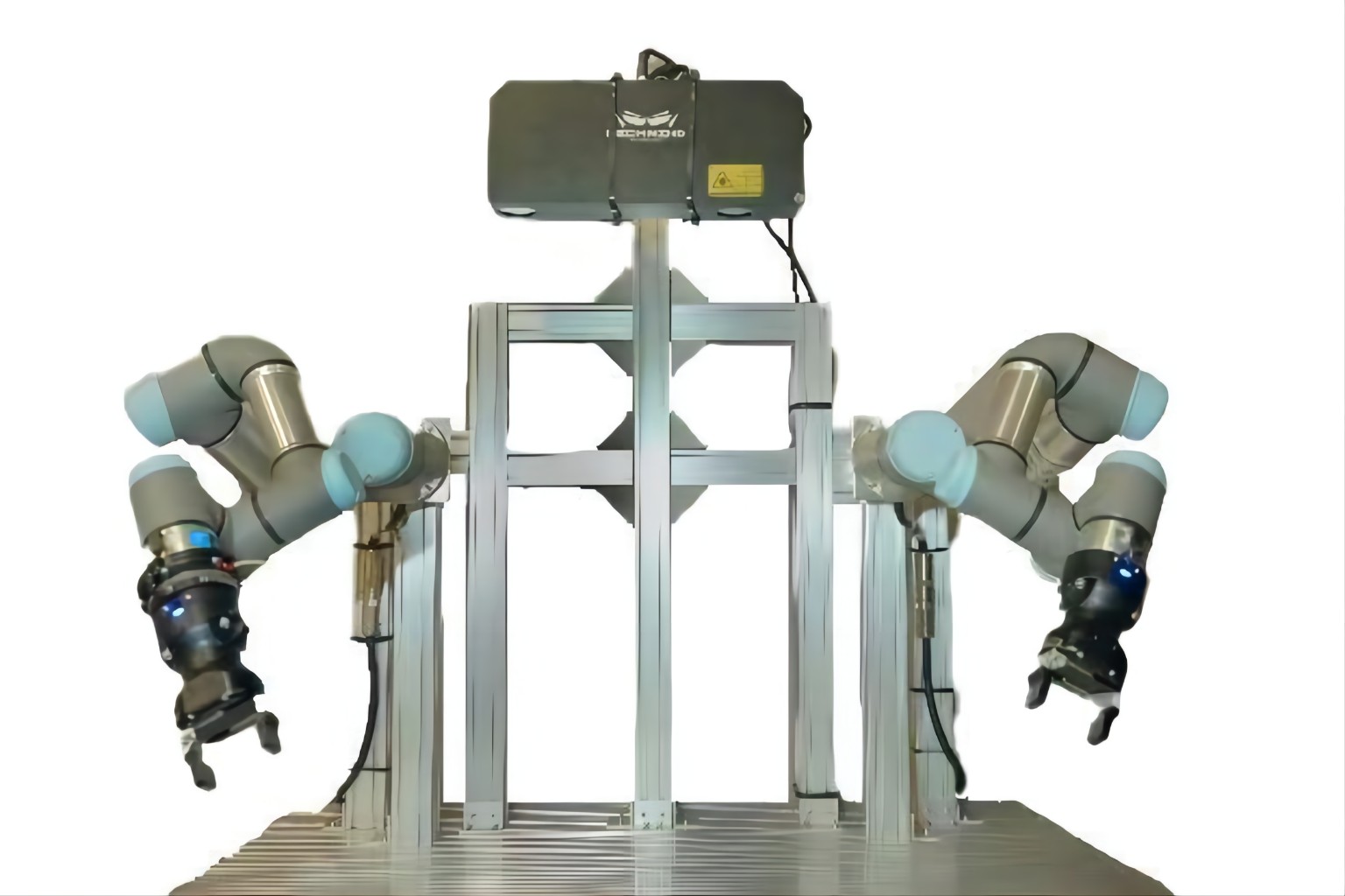 Fixed dual-arm experimental platform, physical prototype