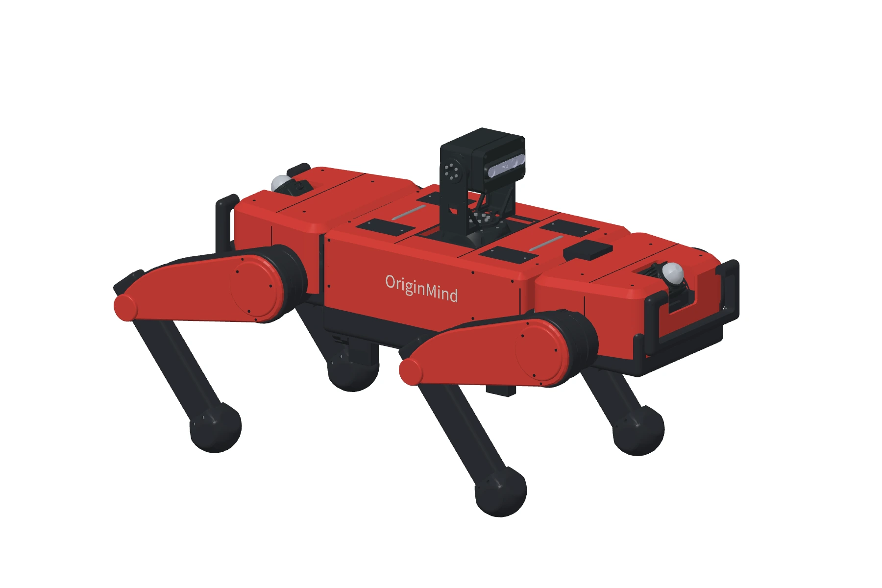 Q1 engineering model with cameras, LiDAR and the current sensor layout