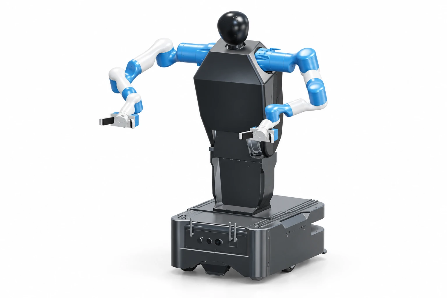 MDA1 concept showing two arms, grippers and a mobile base
